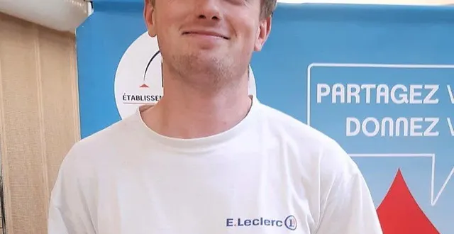 photo  nestor, 22 ans, a saisi l’opportunité de donner son sang pour la première fois.  &copy;  le maine libre 