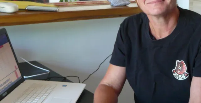 photo  karine gentil est la secrétaire de l’association de basket depuis 10 ans.  &copy;  le maine libre 