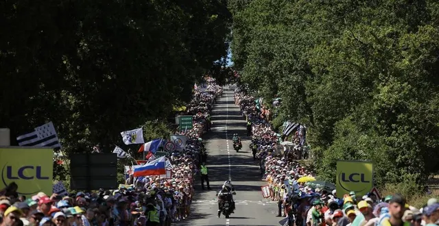 photo  mur-de-bretagne durant la 7e étape du tour de france, le 11 juillet 2025.  &copy;  anne-christine poujoulat / afp 