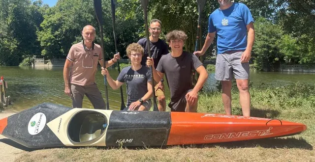 photo  les six fléchois sont prêts pour les championnats de france. seul robin tapissier manque à l’appel sur cette photo  &copy;  ouest-france 