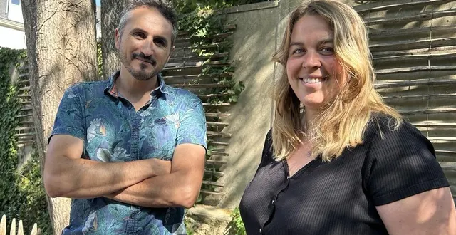 photo  olivier tesoriere, chargé de mission architecture et urbanisme, et amandine saget, chargée de mission paysage au caue de la sarthe.  &copy;  le maine libre 