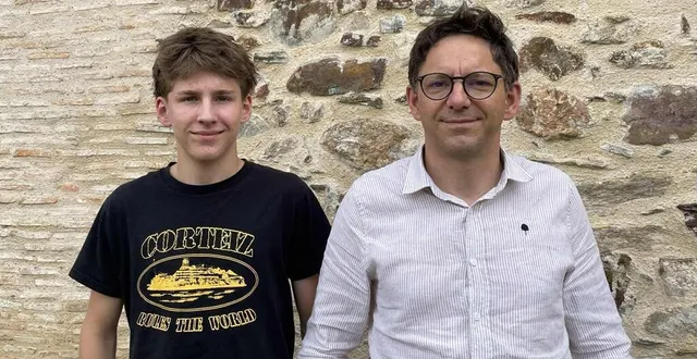 photo  mathieu et olivier demaegdt beaucouzéens et créateurs de l’application suncatcher.  &copy;  co 