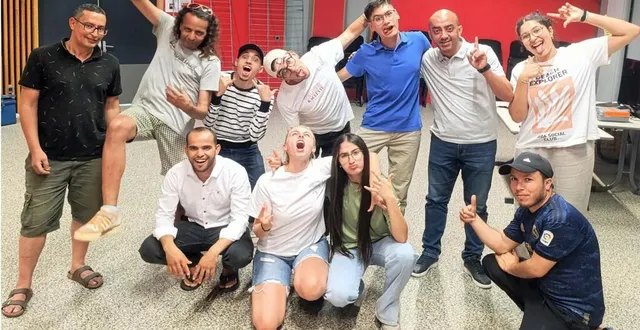 photo  six marocains et quatre français sont concernés par la formation.  &copy;  le maine libre 