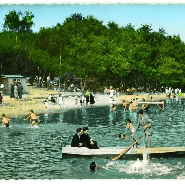 photo la plage de coco plage dans les années 1950.  ©  dr