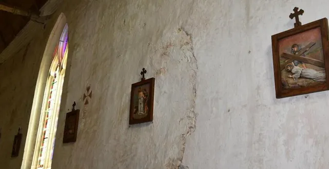 photo  le chemin de croix restauré.   &copy;  le maine libre 