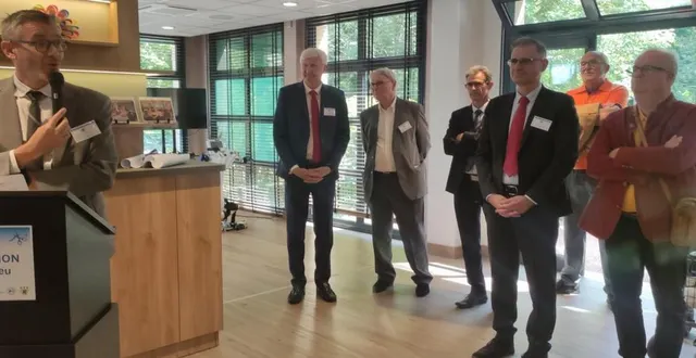 photo  lors de l’intervention de jérôme jumel, directeur régional de l’ars.  &copy;  le maine libre 