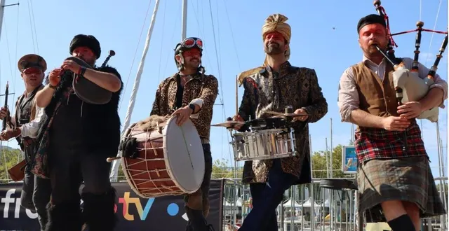 photo  la fanfare orchestre national du jahiner clôturera le festival spectacles au jardin en fin d’après-midi dimanche 20 juillet.  &copy;  co 