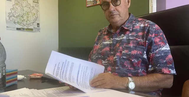 photo  fillé, vendredi 11 juillet 2025. selon jean-marc vaulée, ce qui est arrivé à la chartre est la conséquence directe du réchauffement climatique.  &copy;  le maine libre 