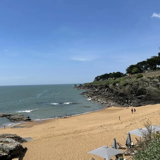 photo la plage des sablons, à pornic.  ©  ouest-france