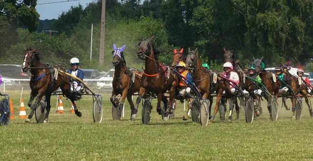 photo  la dernière réunion de l’hippodrome de rânes, le 13 juillet 2025  &copy;  ouest-france 
