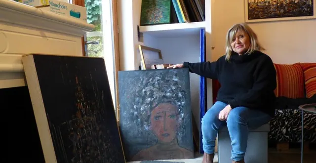 photo  annie pelzak organise un vide atelier avant de fermer définitivement la porte de la galerie du chemin  &copy;  ouest-france 