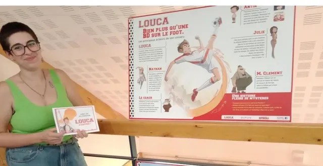 photo  une exposition autour de la bd « louca » est visible tout l’été.  &copy;  co 