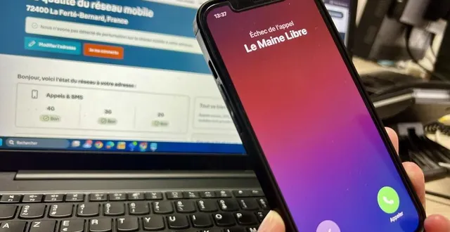 photo  la panne de réseau bouygues telecom et sfr pénalise les usagers depuis le mardi 15 juillet 2025.  &copy;  le maine libre 