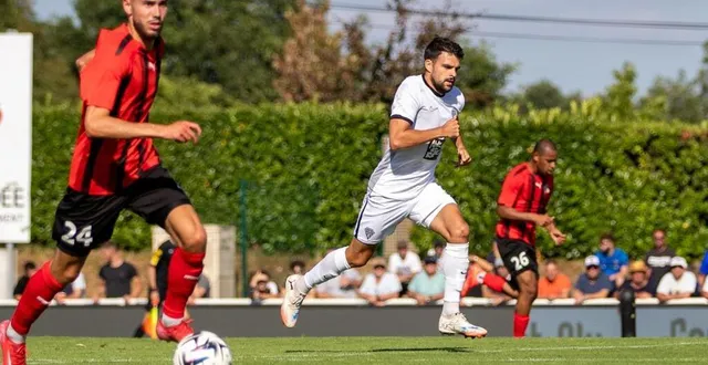 photo  première réussie pour les herbiers face à angers sco, ce mercredi 16 juillet 2025 (1-0).  &copy;  angélique richou 