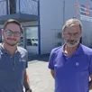 photo anciens salariés de l’entreprise, antoine dabouis et didier nerrière ont repris l’entreprise s2m métallerie depuis le 30 juin 2025.