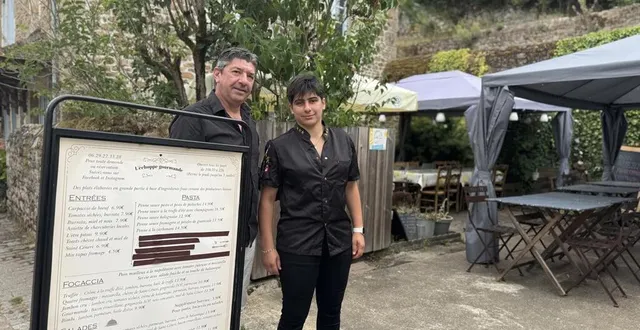 photo  yannick tellier et sarah renard ont rouvert l’échoppe gourmande à saint-ceneri-le-gerei.  &copy;  ouest-france 