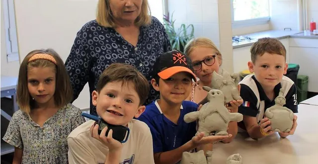 photo  les enfants ont réalisé plusieurs modèles lors du stage de modelage avec karine beaumont, l’intervenante.  &copy;  le maine libre 