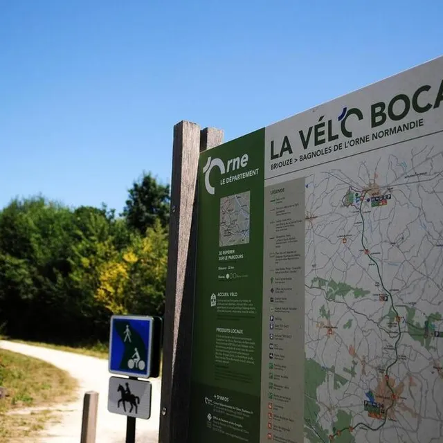 photo la vélo bocage est une voie verte reliant briouze à bagnoles-de-l’orne (orne).  ©  archives ouest-france