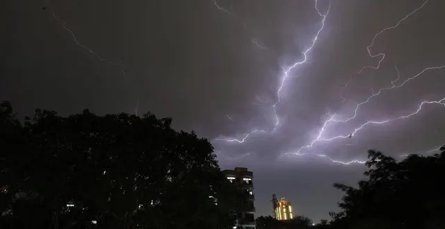photo  le maine-et-loire est en vigilance aux orages vendredi 18 et samedi 19 juillet (photo d’illustration).  &copy;  archives afp 