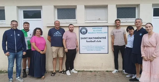 photo  le bureau du club avec martin emeriau et philippe nicolas.  &copy;  co 
