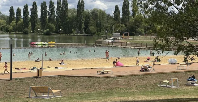 photo  la base de loisirs du pays mêlois est ouverte tous les jours cet été.  &copy;  ouest-france 