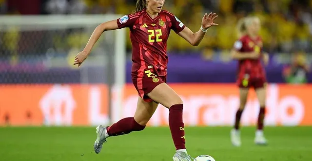photo  jule brand est l’allemande la plus décisive sur ce début d’euro.  ©  getty images via afp 