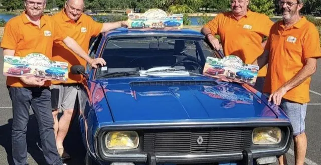 photo  l’équipe de mansigné legend motors : dany, laurent, pascal et josé. les quatre amis ont mis les bouchées doubles pour cette deuxième édition, ce dimanche 20 juillet 2025.   &copy;  mansigné legend motors 