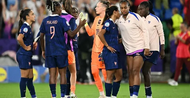 photo  l’équipe de france s’arrête en quarts de finale de l’euro 2025.  &copy;  fabrice coffrini/afp 