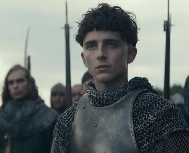 photo timothée chalamet dans le rôle d’un jeune prince rebelle dans le film \\