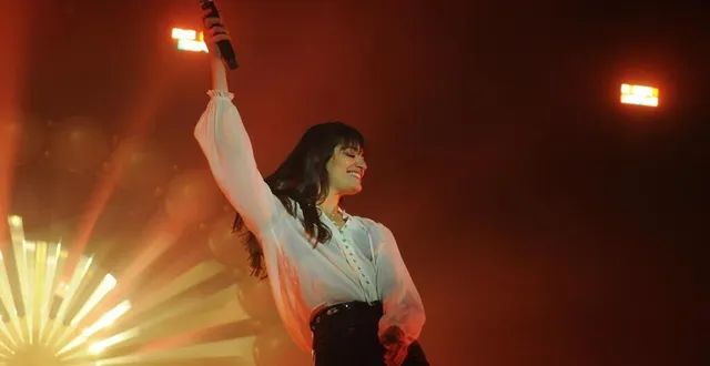 photo  clara luciani était l’une des têtes d’affiche de cette édition 2025 du festival art sonic, à briouze (orne).  &copy;  ouest-france 