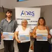 photo vendredi, aaes a remis les certificats aux bénéficiaires.