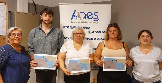 photo  vendredi, aaes a remis les certificats aux bénéficiaires.  &copy;  ouest-france 