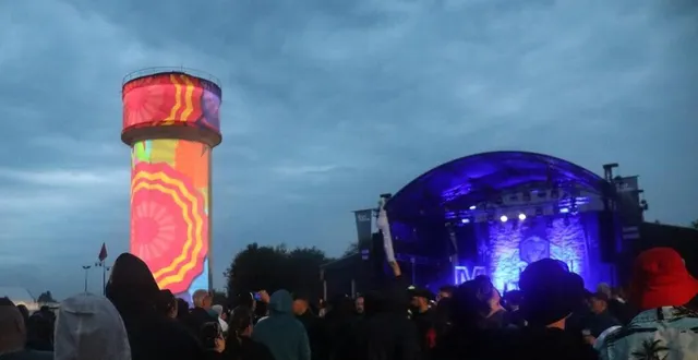 photo  le mapping 2025 du festival art sonic est très réussi.  &copy;  ouest-france 