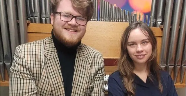 photo  carlo massimo et agathe rolin.  &copy;  les amis des orgues de vimoutiers 