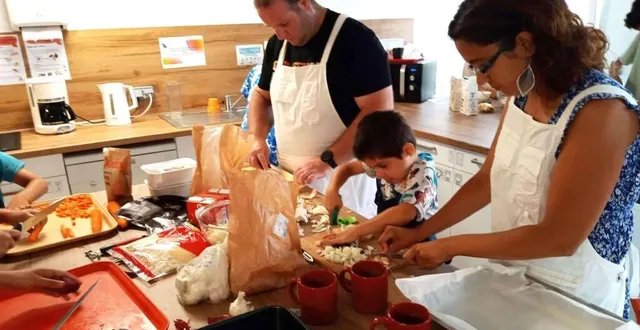 photo  un atelier cuisine s’est déroulé lundi 21 juillet.  &copy;  co 