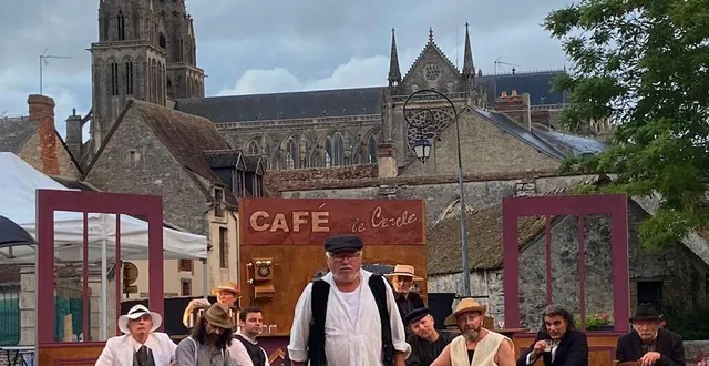 photo  représentation de jean de florette par la compagnie div’art.  &copy;  ouest-france 