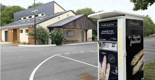 photo avoise. le distributeur de baguettes est installé  &copy;  le maine libre 