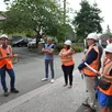photo  vendredi 18 juillet 2025, une « journée test bas carbone » s’est déroulée lors de la visite d’un chantier à brains-sur-gée (sarthe). 