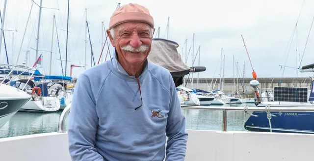 photo  ce mois de juillet 2025 signe les 40 ans du naufrage de luc berthillier au large de l’irlande, en juillet 1985. parti de granville (manche) l’homme a été sauvé in extremis par un chalutier espagnol.  &copy;  ouest-france 