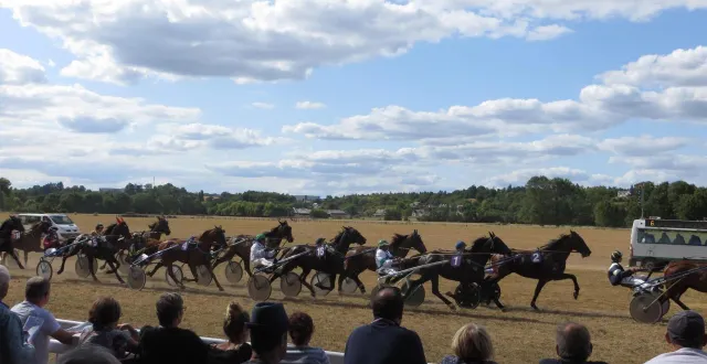 photo  neuf courses sont au programme dimanche 27 juillet 2025 sur l’hippodrome de bonlieu à château-du-loir.  &copy;  archives ouest-france 