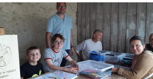 photo  lors de l’atelier « loir en détour ».  &copy;  le maine libre 