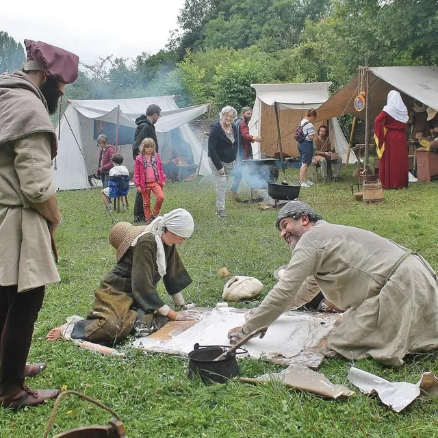 photo le manoir de la cour reconstituera un campement médiéval.  ©  archives ouest-france