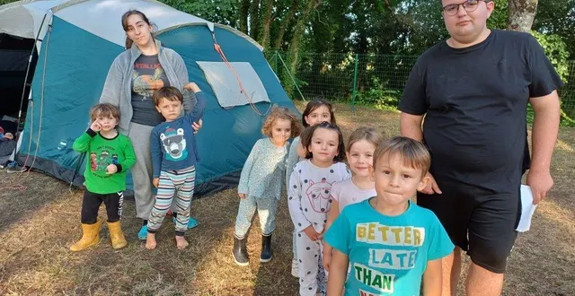 photo  les jeunes vacanciers, accompagnés de leurs animateurs.  &copy;  co 