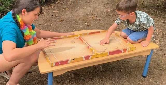 photo  les enfants ont trouvé leur bonheur parmi les jeux proposés.  &copy;  le maine libre 