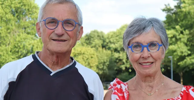 photo  guy cochard et son épouse brigitte, juge de piste, sont des figures emblématiques du cos athlétisme.  &copy;  co 