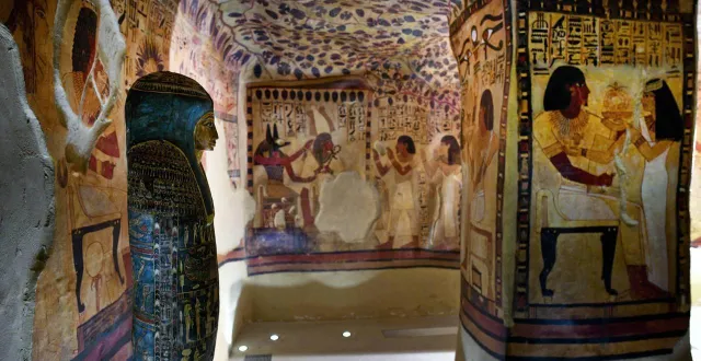 photo  le musée de tessé ouvre les portes de son exposition égyptienne le mercredi 30 juillet.  &copy;  archives le maine libre - denis lambert 