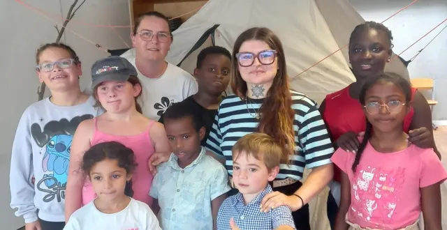 photo  l’un des groupes, au retour de la base nautique de sillé-le-guillaume.  &copy;  le maine libre 