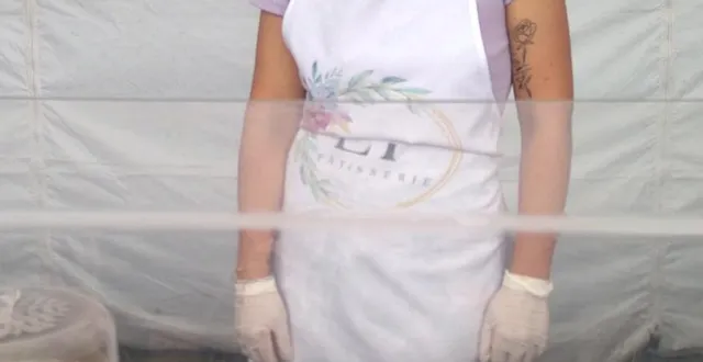 photo  lucie malingre lors de la fête champêtre des alpes mancelles.  &copy;  le maine libre 