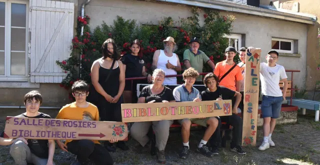 photo  une très belle expérience pour ces jeunes encadrés par jessica, secondée par les élus et les bénévoles.  &copy;  le maine libre 