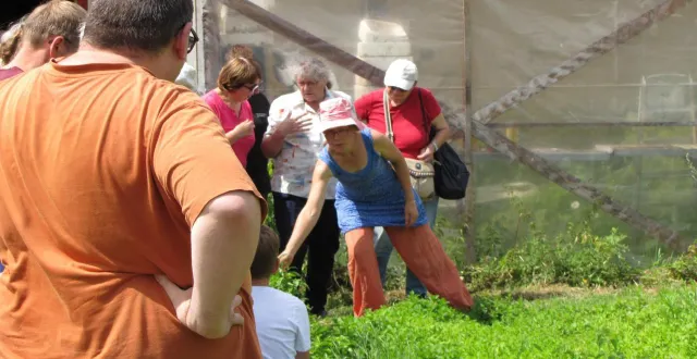 photo  un jardin de 1 200 m², sans pesticides, à la ferme de la ménagerie.  &copy;  ouest-france 
